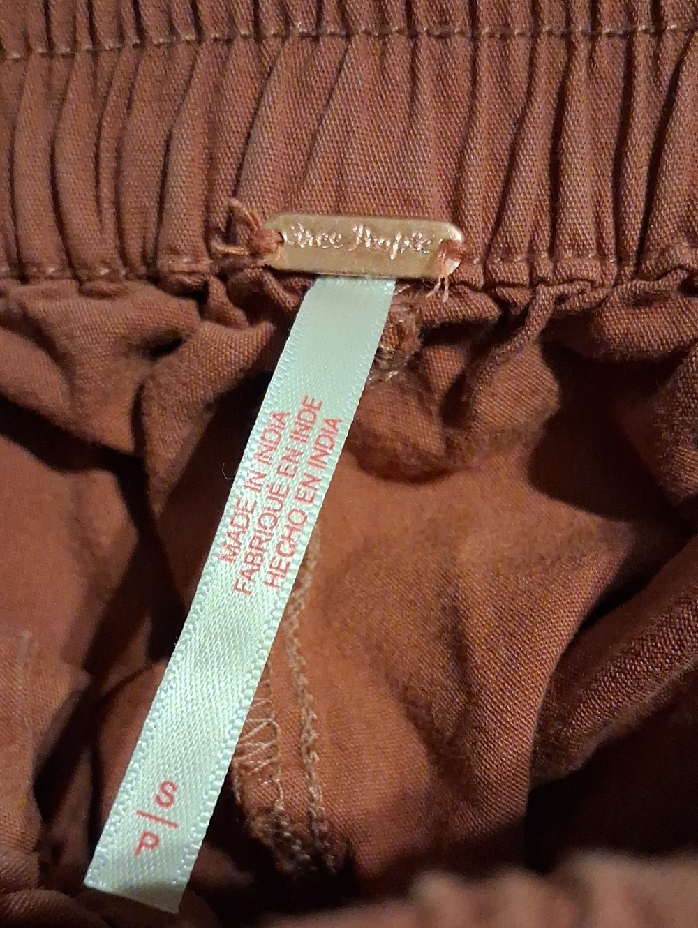 Free People Moonflower Pull On Balloon Pants Canyon Sunset Like New S - Picture 7 of 7